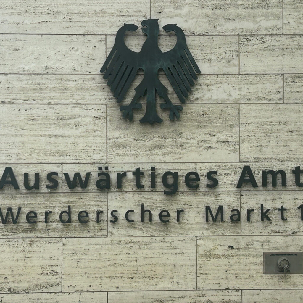 Besuch des Auswärtigen Amts