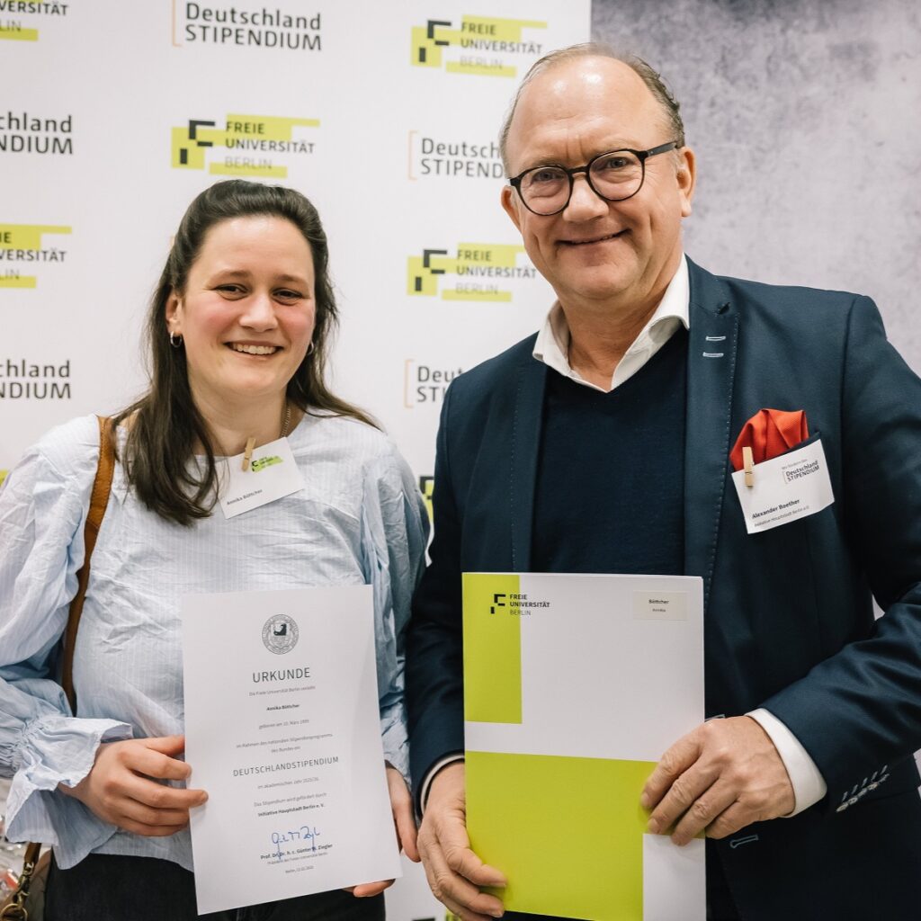 IHB Deutschland-stipendium an der Freien Universität Berlin